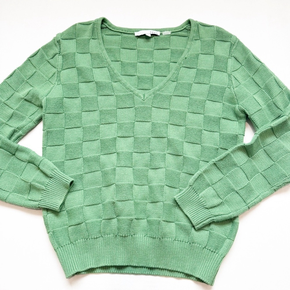 Baltic Born Textured V Neck Swater